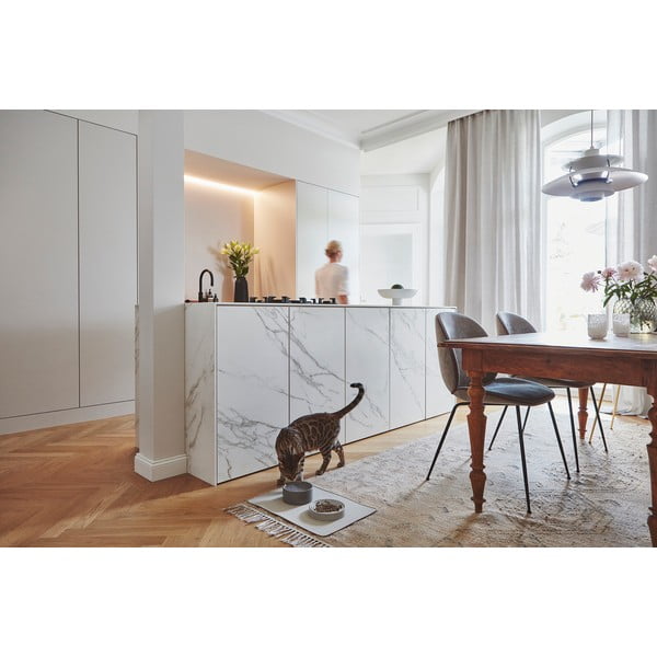 Bol pentru animale pentru pisici din porțelan ø 14 cm Fresco Nougat S – MiaCara-image-1