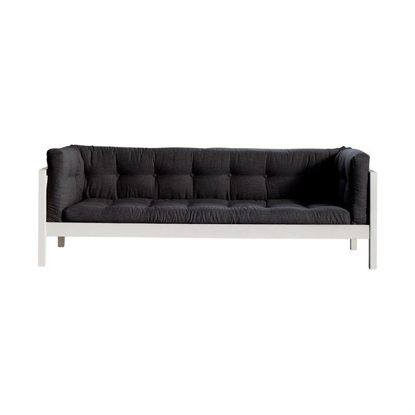 Canapea 3 locuri Karup Fusion White/Linoso Dark Gray