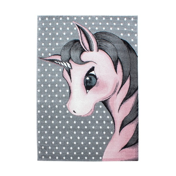 Covor pentru copii roz/gri 140x200 cm Kids – Ayyildiz Carpets