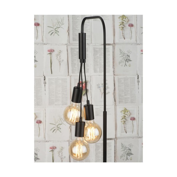 Lampadar negru/gri cu abajur din metal (înălțime 190 cm) Oslo – it's about RoMi-image-2