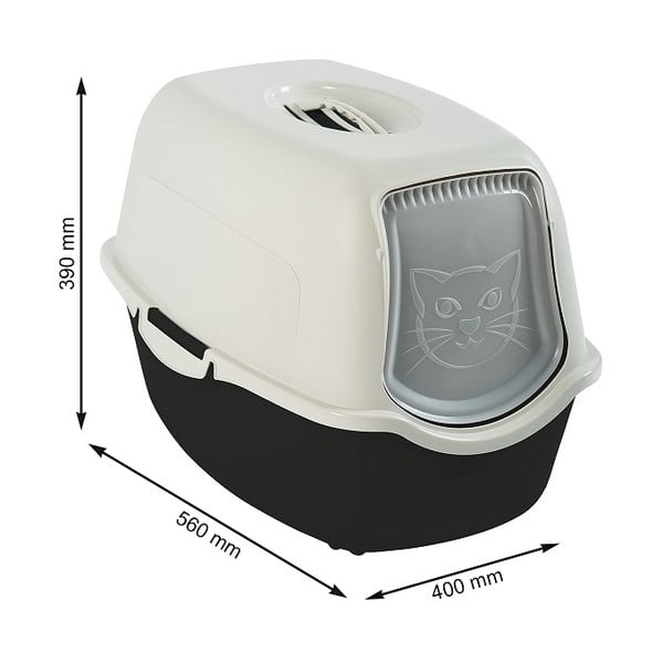 Litieră pentru pisici 56x40 cm Eco Bailey - Rotho-image-4