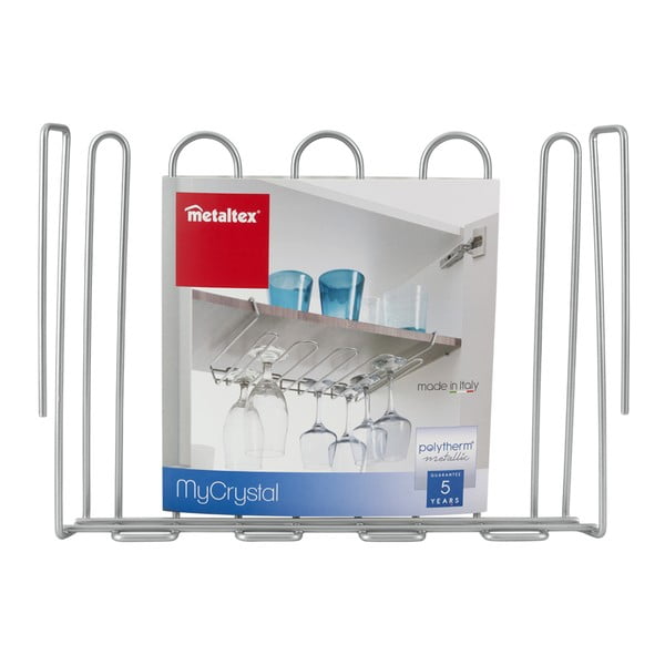 Suport de agățat pentru pahare Metaltex My Crystal-image-3