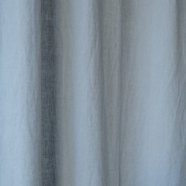Draperie din in cu tunel de prindere Linen Tales Night Time, 250 x 140 cm, gri-image-1