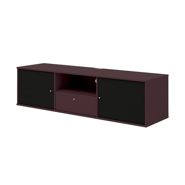 Comodă TV Mistral 232, roșu vișiniu-image-3