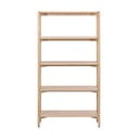 Bibliotecă în culoare naturală cu aspect de lemn de stejar 86x160x30 cm Braidwood – Actona