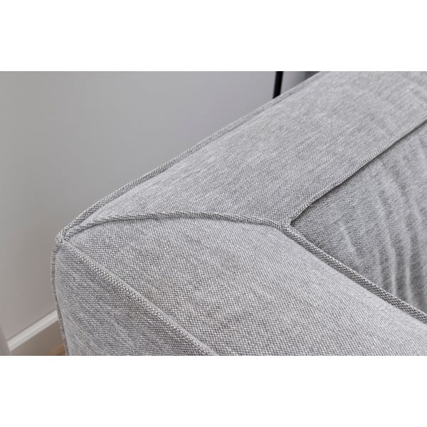 Modul de centru pentru canapea Bonami Selection Fairfield, gri deschis-image-1