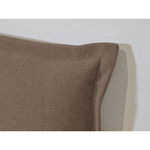 Pat matrimonial maro/natural cu somieră 160x200 cm Charlie – Bobochic Paris-image-4