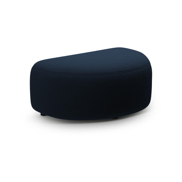 Taburet albastru cu tapițerie din catifea Kate – Micadoni 