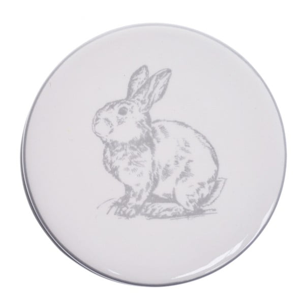 Recipient Ewax Fuzzy Bunnies, ⌀ 8 cm, alb-gri