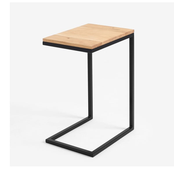 Măsuță auxiliară cu structură neagră CustomForm Lupe-image-1