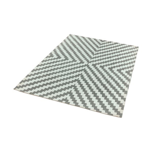 Covor Asiatic Carpets Geo, 120 x 170 cm, gri-alb-image-2