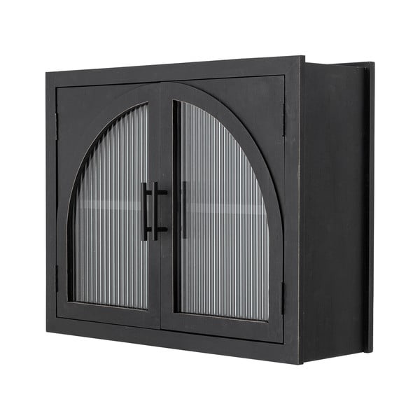 Vitrină neagră din lemn de brad suspendată 62x49x23 cm Lario – Bloomingville-image-2