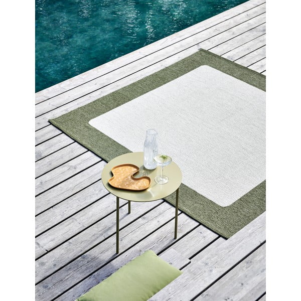 Covor pentru exterior și interior verde/crem 70x120 cm Ilda Pine – Pappelina-image-4