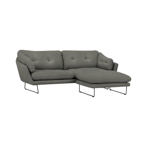 Set canapea cu puf Windsor & Co Sofas Comet, gri - verde-image-1
