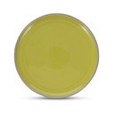 Farfurie verde/mov din gresie ø 26 cm Duo – ONA