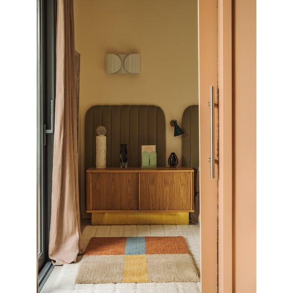 Covor țesut manual din lână 80x140 cm Chroma Cinnamon – Lorena Canals-image-1