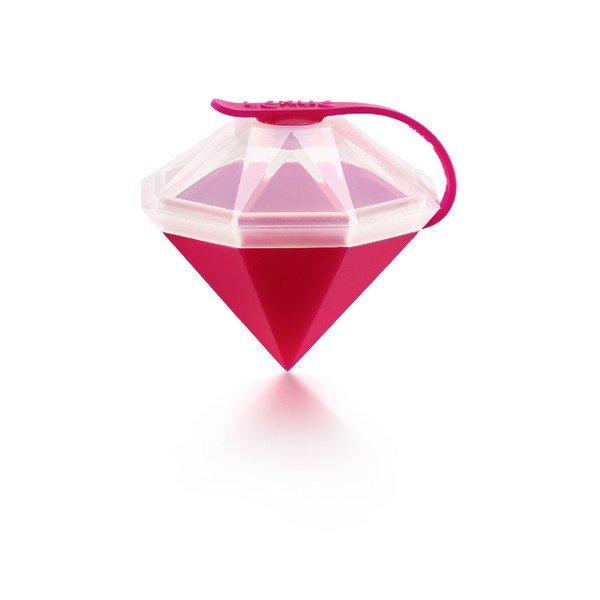 Forme din silicon în formă de diamant Lékué Mold, roz