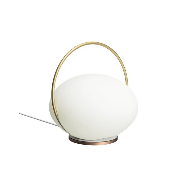 Veioză albă LED cu intensitate reglabilă (înălțime 19 cm) Orbit – UMAGE