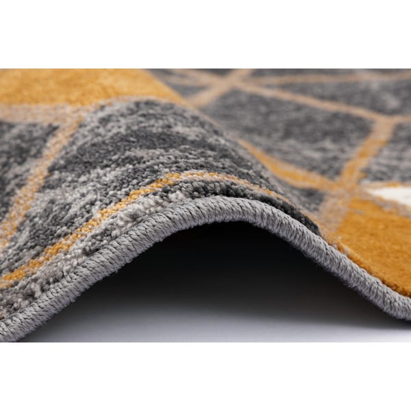 Covor galben ocru-gri 80x150 cm Soft – FD-image-2