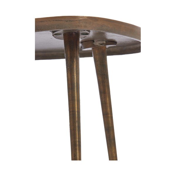 Măsuță de cafea în culoarea bronz din metal 53x64 cm Puno – Light & Living-image-3