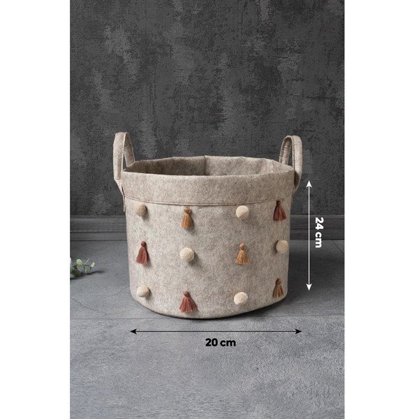 Coș de depozitare din material textil – Mioli Decor-image-2