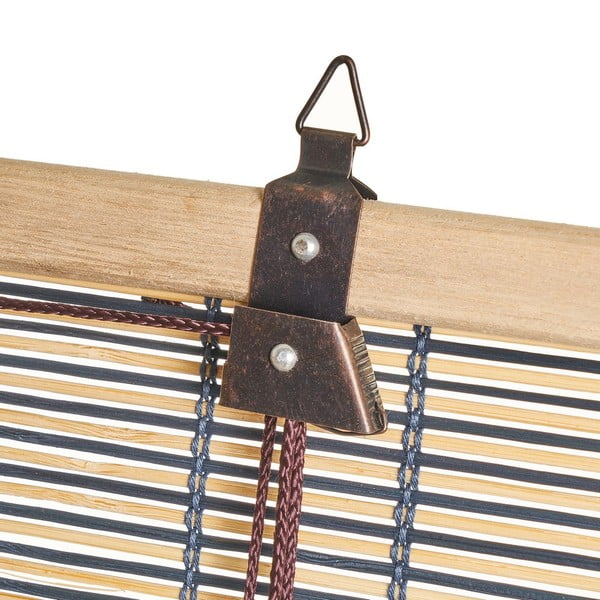 Jaluzele din bambus albastru-maroniu 90x180 cm Natural Life - Casa Selección-image-3