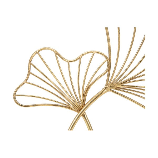 Decorațiune Mauro Ferretti Leaf Glam, înălțime 35 cm, auriu-image-4