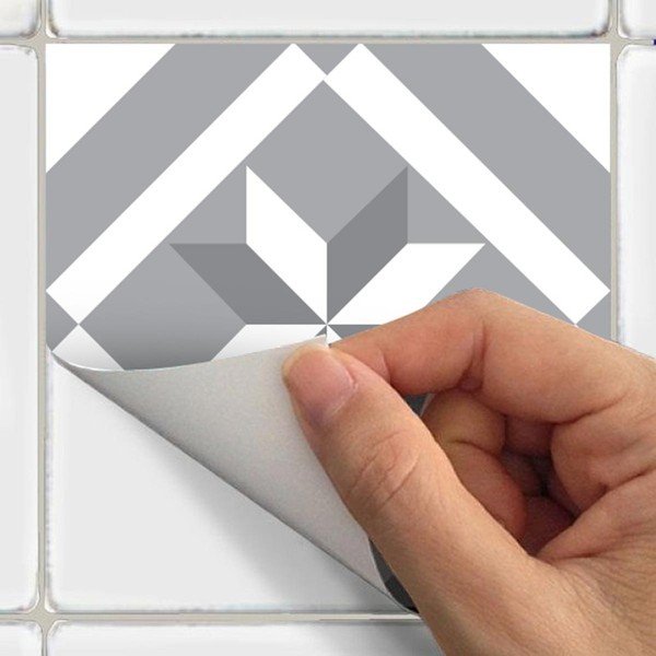 Set 24 autocolante de perete Ambiance Tiles Azulejos Micalina, 15 x 15 cm-image-3