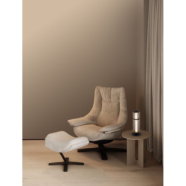 Veioză negru-mat LED din sticlă (înălțime 39 cm) Liesa – Nova Luce-image-2