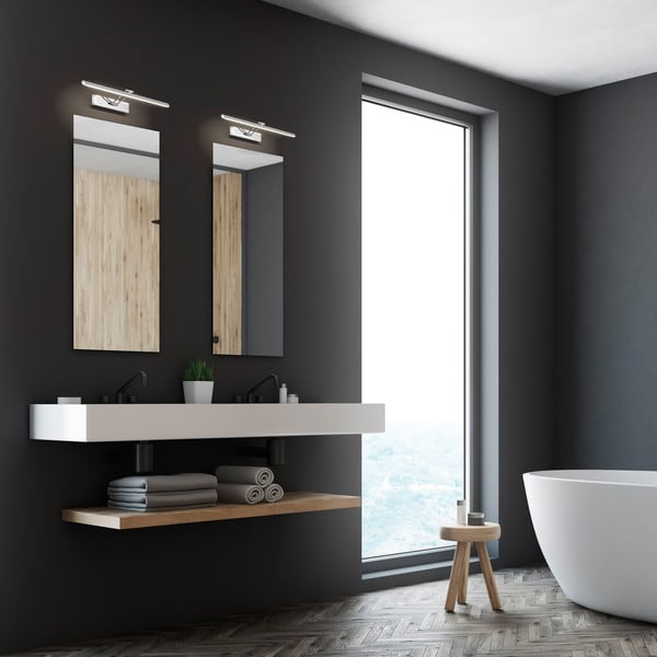 Aplică de perete argintie LED Baabe – Fischer & Honsel-image-2