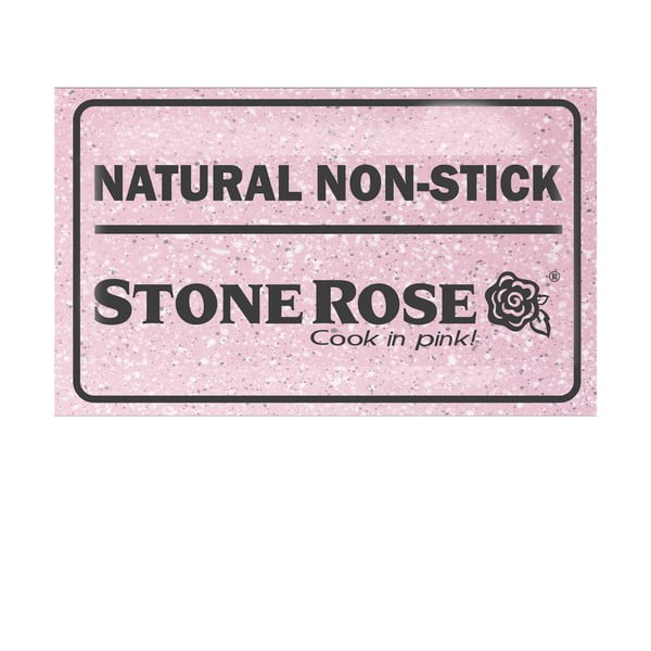 Oală cu capac u Bisetti Stonerose Casseruola, ø 24 cm, roz-image-2