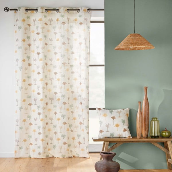 Draperie bej 140x280 cm Palmelia – douceur d'intérieur-image-3