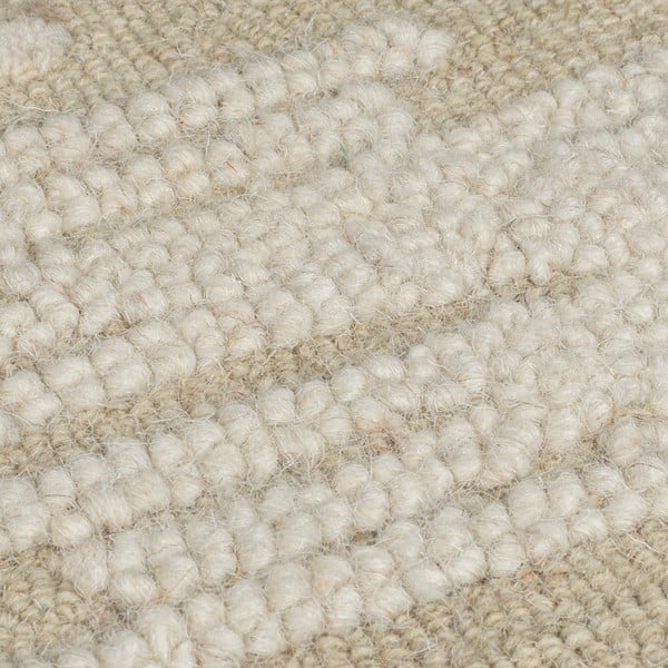 Covor bej țesut manual din lână 200x290 cm Dion Ikat – Flair Rugs-image-2