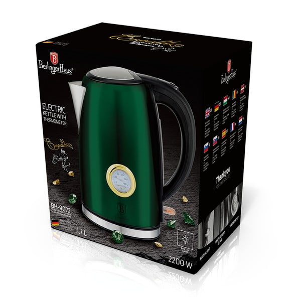 Ceainic electric verde de 1,7 l Emerald Collection - BerlingerHaus-image-2