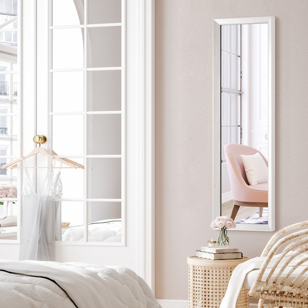 Oglindă de perete albă 42x137 cm Paris - Styler -image-1