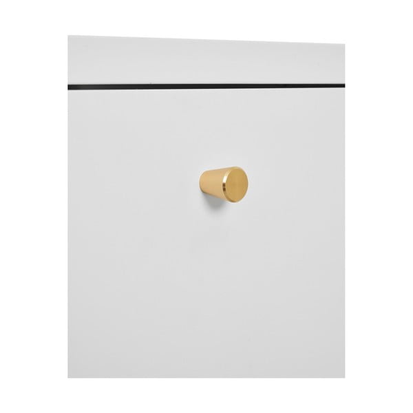 Noptieră albă din metal Dalby – House Nordic-image-4