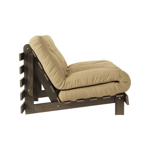 Canapea galben-muștar extensibilă 140 cm Roots – Karup Design-image-4