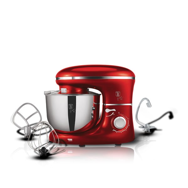 Robot de bucătărie roșu Burgundy Metallic Line - BerlingerHaus-image-3