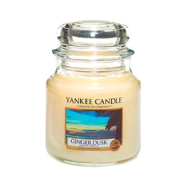 Lumânare parfumată Yankee Candle Ginger Dusk, timp de ardere 65 - 90 ore