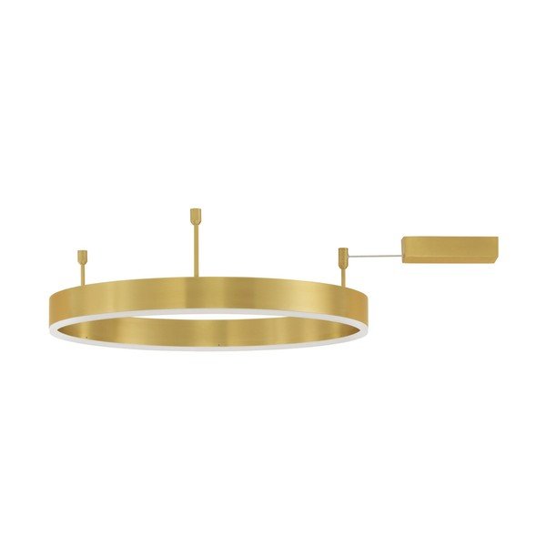 Plafonieră alămie LED cu intensitate reglabilă din aluminiu Motif – Nova Luce