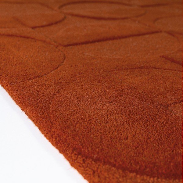 Covor teracotă țesut manual din lână 120x170 cm Gigi – Flair Rugs-image-4