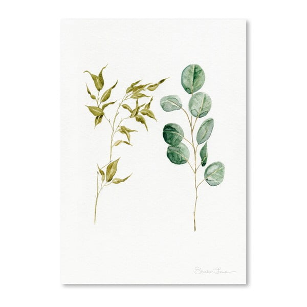 Poster Americanflat Two Eucalyptus Pieces by Shealeen Louise, 30 x 42 cm