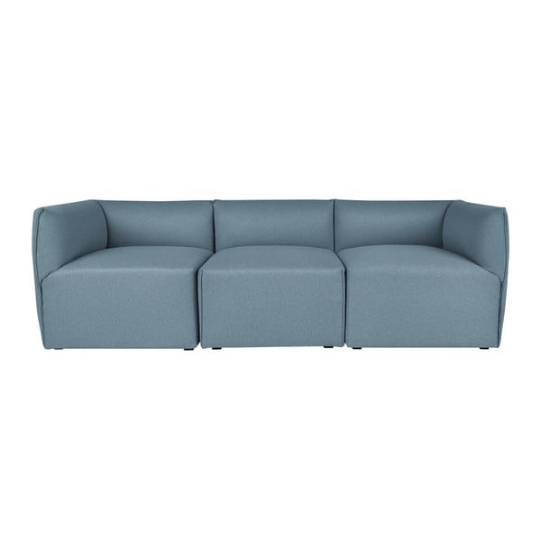 Canapea modulară cu 3 locuri Norrsken Ollo, albastru