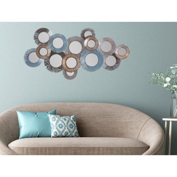 Decorațiune cu oglindă pentru perete Mauro Ferretti Mirror, 134,5 x 68,5 cm-image-1