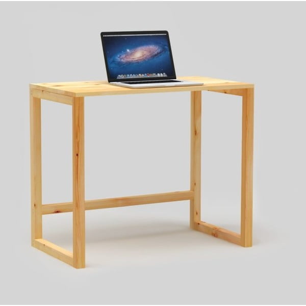 Birou cu blat natur Only Wood Desk