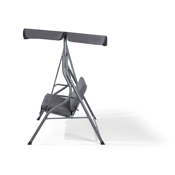 Leagăn de grădină cu 3 locuri Monobeli Line, gri-image-3