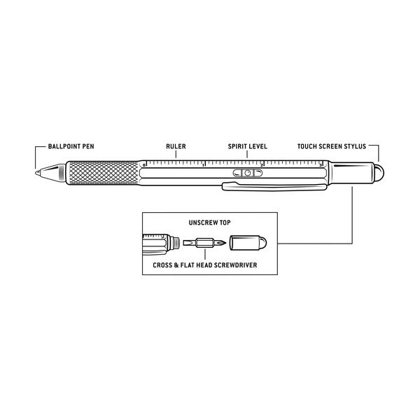 Pix multifuncțional 6 în 1 Gentlemen's Hardware-image-1