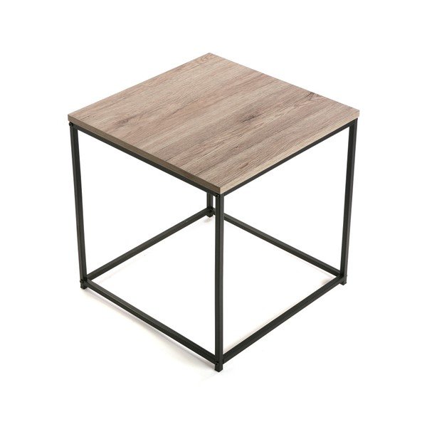 Set 2 măsuțe, decor lemn de stejar Versa Meno-image-1