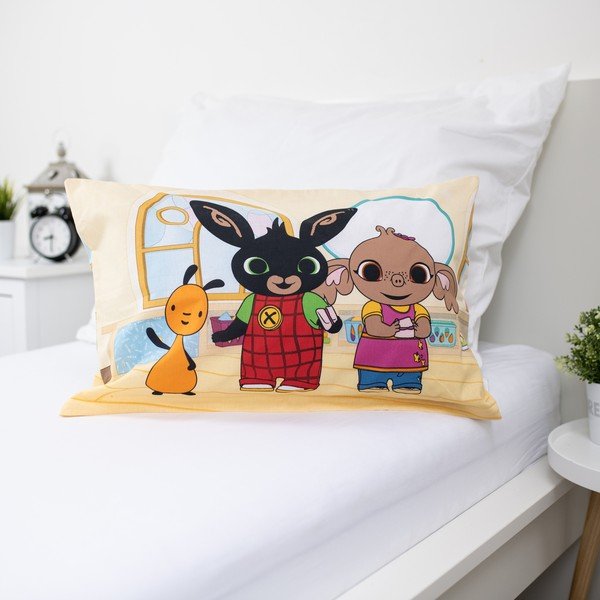 Lenjerie de pat pentru copii din bumbac pentru pătuț 100x135 cm Králíček Bing Playroom – Jerry Fabrics-image-3