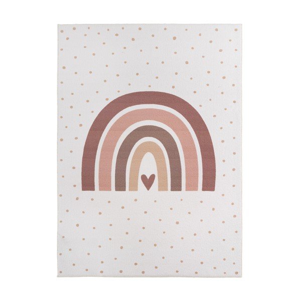 Covor pentru copii crem lavabil 160x230 cm Coco 1132 – Ayyildiz Carpets